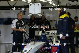 08.07.2005 Silverstone, England, Patrick Head, GBR, BMW WilliamsF1, Technical Director - July, Formula 1 World Championship, Rd 11, British Grand Prix, Silverstone, England