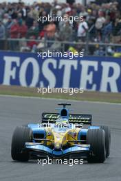 08.07.2005 Silverstone, England, Giancarlo Fisichella, ITA, Mild Seven Renault F1 Team - July, Formula 1 World Championship, Rd 11, British Grand Prix, Silverstone, England, Practice