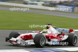 08.07.2005 Silverstone, England, Ralf Schumacher, GER, Panasonic Toyota Racing - July, Formula 1 World Championship, Rd 11, British Grand Prix, Silverstone, England, Practice