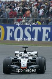 08.07.2005 Silverstone, England, Juan-Pablo Montoya, COL, West McLaren Mercedes - July, Formula 1 World Championship, Rd 11, British Grand Prix, Silverstone, England, Practice