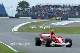 08.07.2005 Silverstone, England, Michael Schumacher, GER, Ferrari - July, Formula 1 World Championship, Rd 11, British Grand Prix, Silverstone, England, Practice