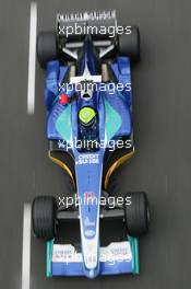 08.07.2005 Silverstone, England, Felipe Massa, BRA, Sauber Petronas C24, Track, Action - July, Formula 1 World Championship, Rd 11, British Grand Prix, Silverstone, England, Practice