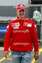 08.07.2005 Silverstone, England, Michael Schumacher, GER, Ferrari - July, Formula 1 World Championship, Rd 11, British Grand Prix, Silverstone, England