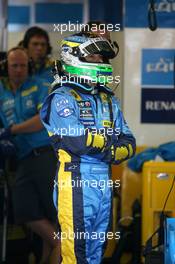 08.07.2005 Silverstone, England, Giancarlo Fisichella (ITA), Mild Seven Renault F1 Team, Portrait - July, Formula 1 World Championship, Rd 11, British Grand Prix, Silverstone, England, Practice