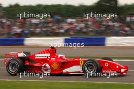 08.07.2005 Silverstone, England, Rubens Barrichello (BRA), Scuderia Ferrari Marlboro F2005 - July, Formula 1 World Championship, Rd 11, British Grand Prix, Silverstone, England, Practice