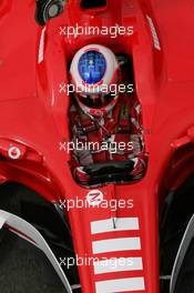 08.07.2005 Silverstone, England, Rubens Barrichello, BRA, Scuderia Ferrari Marlboro, F2005, Action, Track - July, Formula 1 World Championship, Rd 11, British Grand Prix, Silverstone, England, Practice