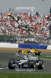 10.07.2005 Silverstone, England, Nick Heidfeld, GER, BMW WilliamsF1 Team, FW27, Action, Track - July, Formula 1 World Championship, Rd 11, British Grand Prix, Silverstone, England, Race