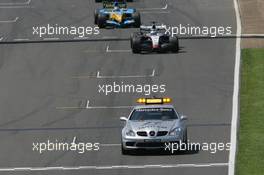 10.07.2005 Silverstone, England, Safety Car - The Start of the Race - July, Formula 1 World Championship, Rd 11, British Grand Prix, Silverstone, England, Race