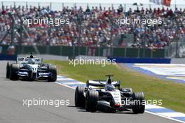 10.07.2005 Silverstone, England, Juan-Pablo Montoya, COL, West McLaren Mercedes - July, Formula 1 World Championship, Rd 11, British Grand Prix, Silverstone, England, Race