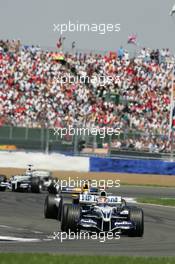 10.07.2005 Silverstone, England, Mark Webber, AUS, BMW WilliamsF1 Team, FW27, Action, Track - July, Formula 1 World Championship, Rd 11, British Grand Prix, Silverstone, England, Race