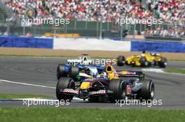 10.07.2005 Silverstone, England, David Coulthard, GBR, Red Bull Racing, RB1, Action, Track - July, Formula 1 World Championship, Rd 11, British Grand Prix, Silverstone, England, Race