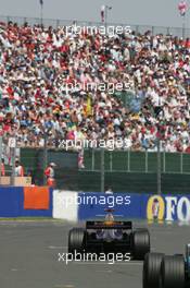 10.07.2005 Silverstone, England, David Coulthard, GBR, Red Bull Racing, RB1, Action, Track - July, Formula 1 World Championship, Rd 11, British Grand Prix, Silverstone, England, Race