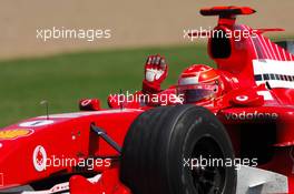 10.07.2005 Silverstone, England, Michael Schumacher, GER, Ferrari - July, Formula 1 World Championship, Rd 11, British Grand Prix, Silverstone, England, Race