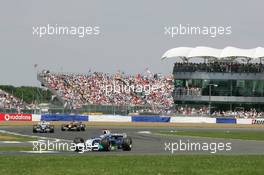 10.07.2005 Silverstone, England, Jacques Villeneuve, CDN, Sauber Petronas, C24, Action, Track - July, Formula 1 World Championship, Rd 11, British Grand Prix, Silverstone, England, Race