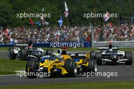10.07.2005 Silverstone, England, Tiago Monteiro, PRT, Jordan, EJ15, Action, Track - July, Formula 1 World Championship, Rd 11, British Grand Prix, Silverstone, England, Race