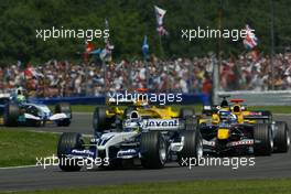 10.07.2005 Silverstone, England, Nick Heidfeld, GER, BMW WilliamsF1 Team, FW27, Action, Track - July, Formula 1 World Championship, Rd 11, British Grand Prix, Silverstone, England, Race