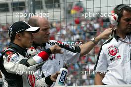 09.07.2005 Silverstone, England, Takuma Sato, JPN,  BAR Honda - July, Formula 1 World Championship, Rd 11, British Grand Prix, Silverstone, England, Qualifying