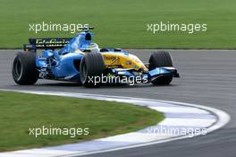 09.07.2005 Silverstone, England, Giancarlo Fisichella (ITA), Mild Seven Renault F1 R25 - July, Formula 1 World Championship, Rd 11, British Grand Prix, Silverstone, England, Practice