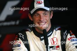 09.07.2005 Silverstone, England, Jenson Button, GBR, BAR Honda - July, Formula 1 World Championship, Rd 11, British Grand Prix, Silverstone, England, Press Conference