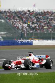 09.07.2005 Silverstone, England, Ralf Schumacher (GER), Panasonic Toyota Racing TF105 - July, Formula 1 World Championship, Rd 11, British Grand Prix, Silverstone, England, Practice