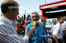 10.07.2005 Silverstone, England, Flavio Briatore, ITA, Renault, Teamchief, Managing Director - July, Formula 1 World Championship, Rd 11, British Grand Prix, Silverstone, England