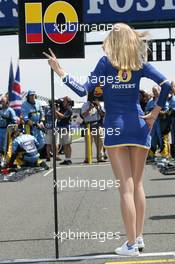 10.07.2005 Silverstone, England, Grid Girls - July, Formula 1 World Championship, Rd 11, British Grand Prix, Silverstone, England