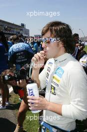 10.07.2005 Silverstone, England, Fernando Alonso, ESP, Renault F1 Team - July, Formula 1 World Championship, Rd 11, British Grand Prix, Silverstone, England