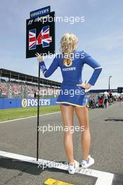 10.07.2005 Silverstone, England, Grid Girls - July, Formula 1 World Championship, Rd 11, British Grand Prix, Silverstone, England