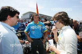 10.07.2005 Silverstone, England, Fernando Alonso, ESP, Renault F1 Team - July, Formula 1 World Championship, Rd 11, British Grand Prix, Silverstone, England