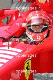 10.07.2005 Silverstone, England, Michael Schumacher, GER, Ferrari - July, Formula 1 World Championship, Rd 11, British Grand Prix, Silverstone, England