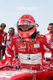 10.07.2005 Silverstone, England, Michael Schumacher, GER, Ferrari - July, Formula 1 World Championship, Rd 11, British Grand Prix, Silverstone, England