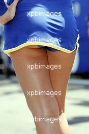 10.07.2005 Silverstone, England, Grid Girls - July, Formula 1 World Championship, Rd 11, British Grand Prix, Silverstone, England