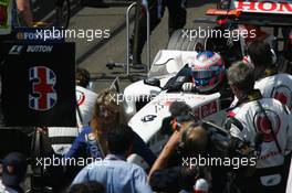 10.07.2005 Silverstone, England, Grid - Jenson Button, GBR, BAR Honda - July, Formula 1 World Championship, Rd 11, British Grand Prix, Silverstone, England