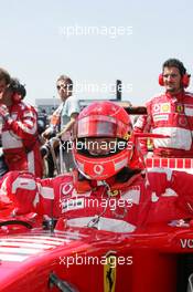 10.07.2005 Silverstone, England, Michael Schumacher, GER, Ferrari - July, Formula 1 World Championship, Rd 11, British Grand Prix, Silverstone, England