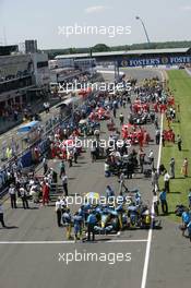 10.07.2005 Silverstone, England, Grid - July, Formula 1 World Championship, Rd 11, British Grand Prix, Silverstone, England