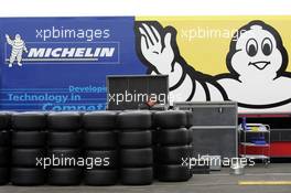 07.07.2005 Silverstone, England Feature, Michelin truck and tyres - July, Formula 1 World Championship, Rd 11, British Grand Prix, Silverstone, England