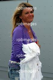 23.07.2005 Hockenheim, Germany, Corina Schumacher, GER, Corinna, wife of Michael Schumacher - July, Formula 1 World Championship, Rd 12, German Grand Prix, Hockenheim, Germany, Grosser Mobil 1 Preis von Deutschland, GER, Hockenheimring Baden-Württemberg