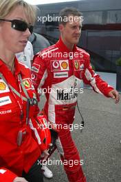 23.07.2005 Hockenheim, Germany, Michael Schumacher, GER, Ferrari - July, Formula 1 World Championship, Rd 12, German Grand Prix, Hockenheim, Germany, Grosser Mobil 1 Preis von Deutschland, GER, Hockenheimring Baden-Württemberg, Qualifying