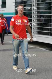 23.07.2005 Hockenheim, Germany, Michael Schumacher, GER, Ferrari - July, Formula 1 World Championship, Rd 12, German Grand Prix, Hockenheim, Germany, Grosser Mobil 1 Preis von Deutschland, GER, Hockenheimring Baden-Württemberg, Qualifying