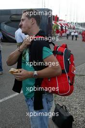 21.07.2005 Hockenheim, Germany, Michael Schumacher, GER, Ferrari - July, Formula 1 World Championship, Rd 12, German Grand Prix, Hockenheim, Germany, Grosser Mobil 1 Preis von Deutschland, GER, Hockenheimring Baden-Württemberg