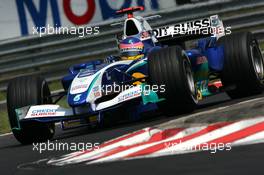 29.07.2005 Hungaroring, Hungary, Jacques Villeneuve (CAN), Sauber Petronas C24 - July, Formula 1 World Championship, Rd 13, Hungarian Grand Prix, Budapest, Hungary, HUN, Practice