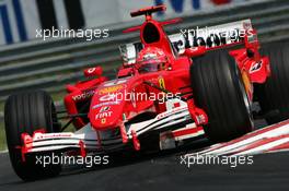 29.07.2005 Hungaroring, Hungary, Michael Schumacher (GER), Scuderia Ferrari Marlboro F2005- July, Formula 1 World Championship, Rd 13, Hungarian Grand Prix, Budapest, Hungary, HUN, Practice