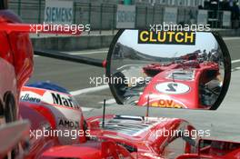 29.07.2005 Hungaroring, Hungary, Rubens Barrichello, BRA, Ferrari - July, Formula 1 World Championship, Rd 13, Hungarian Grand Prix, Budapest, Hungary, HUN, Practice