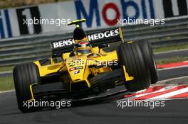 29.07.2005 Hungaroring, Hungary, Nicolas Kiesa (DNK), Test driver Jordan Toyota EJ15 - July, Formula 1 World Championship, Rd 13, Hungarian Grand Prix, Budapest, Hungary, HUN, Practice