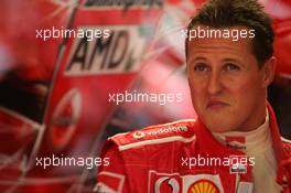 29.07.2005 Hungaroring, Hungary, Michael Schumacher, GER, Ferrari - July, Formula 1 World Championship, Rd 13, Hungarian Grand Prix, Budapest, Hungary, HUN, Practice