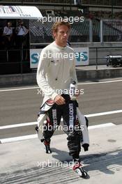 29.07.2005 Hungaroring, Hungary, Jenson Button, GBR, BAR Honda - July, Formula 1 World Championship, Rd 13, Hungarian Grand Prix, Budapest, Hungary, HUN, Practice