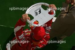 31.07.2005 Hungaroring, Hungary, Michael Schumacher, GER, Ferrari - July, Formula 1 World Championship, Rd 13, Hungarian Grand Prix, Budapest, Hungary, HUN, Podium