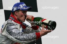 31.07.2005 Hungaroring, Hungary, Ralf Schumacher, GER, Panasonic Toyota Racing - July, Formula 1 World Championship, Rd 13, Hungarian Grand Prix, Budapest, Hungary, HUN, Podium