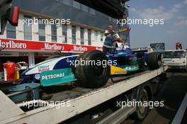 31.07.2005 Hungaroring, Hungary, Jacques Villeneuve, CDN, Sauber Petronas - July, Formula 1 World Championship, Rd 13, Hungarian Grand Prix, Budapest, Hungary, HUN, Race