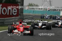 31.07.2005 Hungaroring, Hungary, Michael Schumacher, GER, Scuderia Ferrari Marlboro, F2005, Action, Track - July, Formula 1 World Championship, Rd 13, Hungarian Grand Prix, Budapest, Hungary, HUN, Race